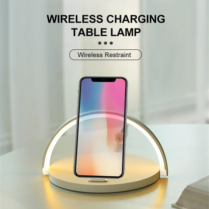 2 in 1 Fast Wireless Charger Table Night Lamp