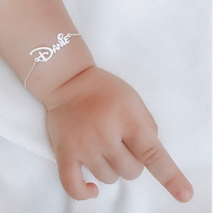 Lovely Personalized Name Baby Bracelet