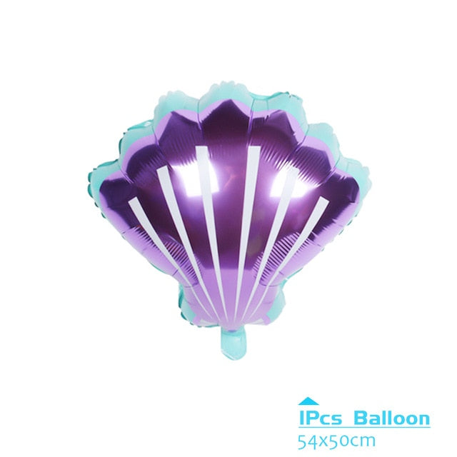 8pcs Mermaid Birthday Party Balloon Decoration