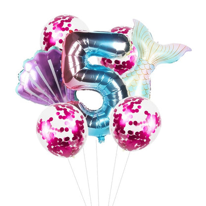 Little Mermaid Party Decor Birthday Supplies