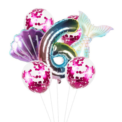 Little Mermaid Party Decor Birthday Supplies