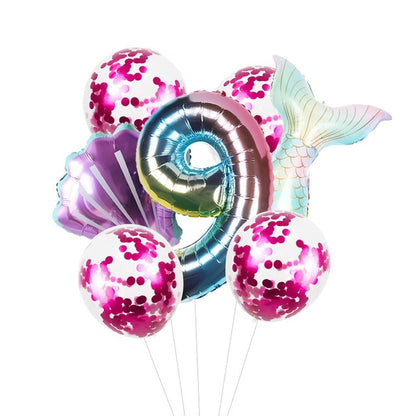 Little Mermaid Party Decor Birthday Supplies