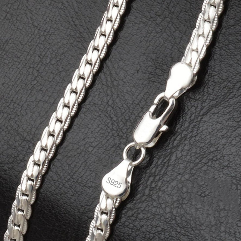 925 Sterling Silver 6mm Necklace Chain