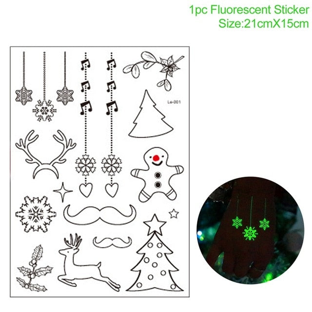 Christmas Removable Window Stickers Snowflake Reindeer