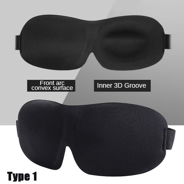 3D Soft Padded Sleep Mask