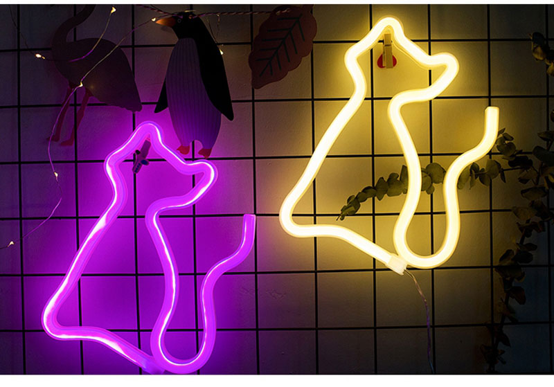 LED Neon Light Colorful Rainbow Sign Lamp Decoration Gift