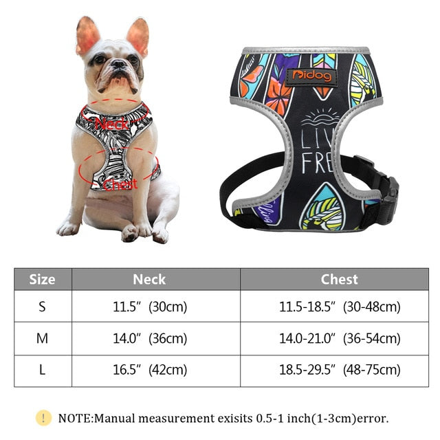 Dog Fruit Reflective Vest Harness