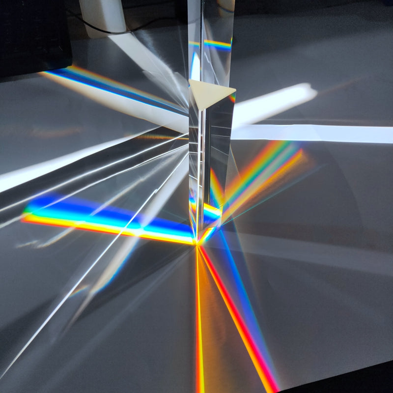 Triangular Rainbow Crystal Prism
