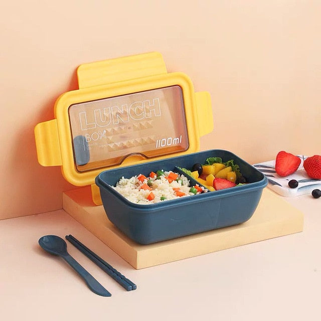 Portable Lunch Box with Compartments