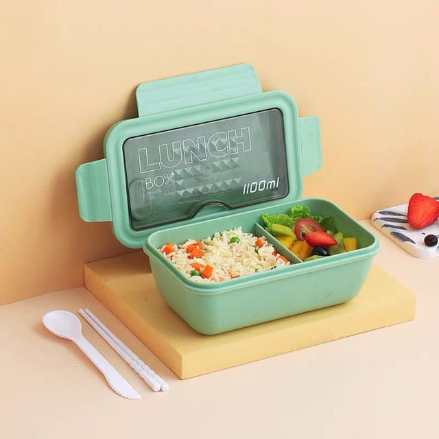 Portable Lunch Box with Compartments