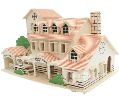 3D Wooden Jigsaw Sailing Boat Toys Puzzle