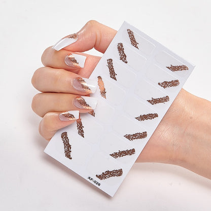 Manicure Nail Polish Self Adhesive Strips