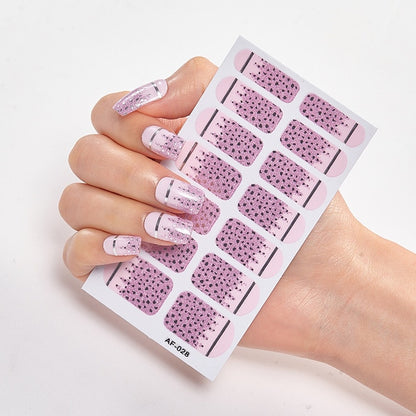 Manicure Nail Polish Self Adhesive Strips