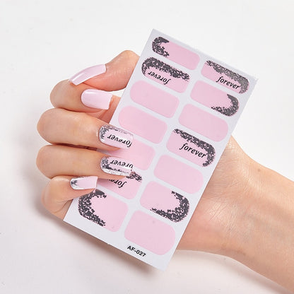 Manicure Nail Polish Self Adhesive Strips