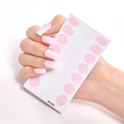 Manicure Nail Polish Self Adhesive Strips