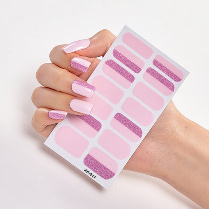 Manicure Nail Polish Self Adhesive Strips