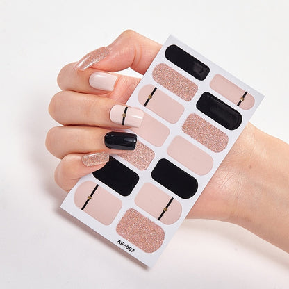 Manicure Nail Polish Self Adhesive Strips