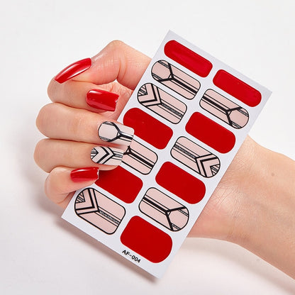 Manicure Nail Polish Self Adhesive Strips