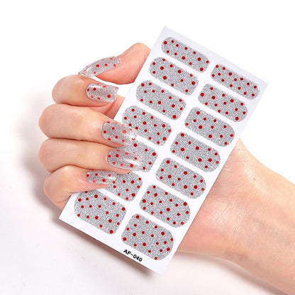 Manicure Nail Polish Self Adhesive Strips