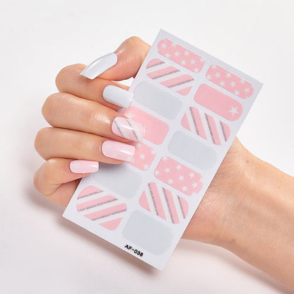 Manicure Nail Polish Self Adhesive Strips