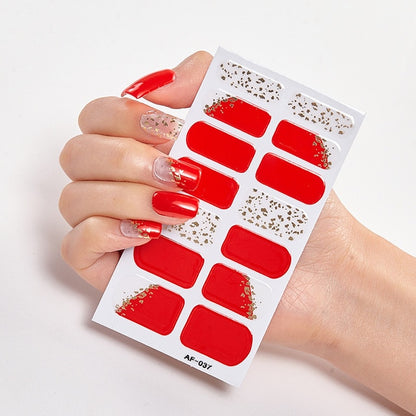 Manicure Nail Polish Self Adhesive Strips