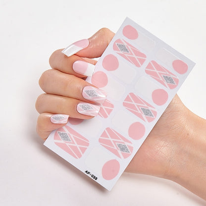 Manicure Nail Polish Self Adhesive Strips