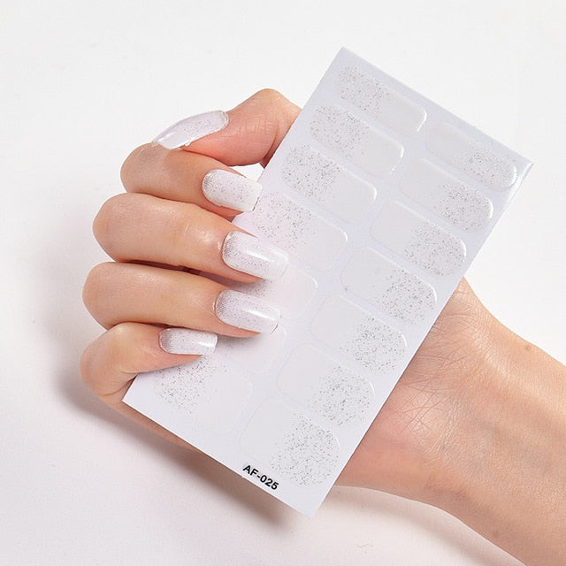 Manicure Nail Polish Self Adhesive Strips