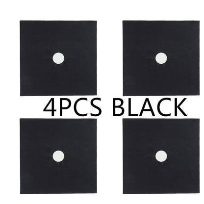 1/4PC Stove Protector Cover Liner for Gas Stove