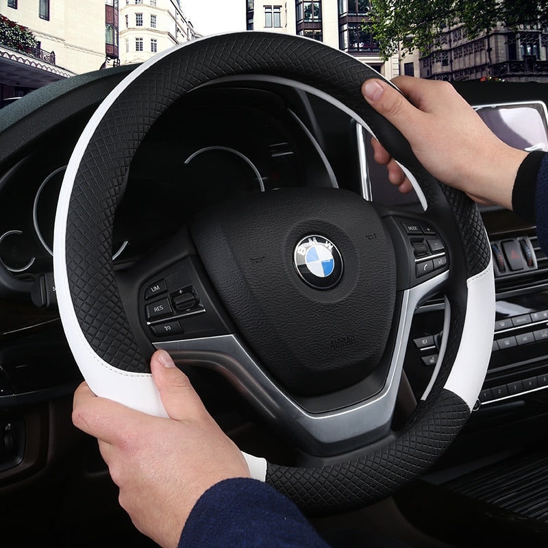 Universal Leather Car Steering Wheel Cover