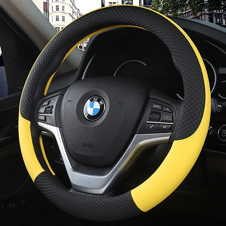 Universal Leather Car Steering Wheel Cover