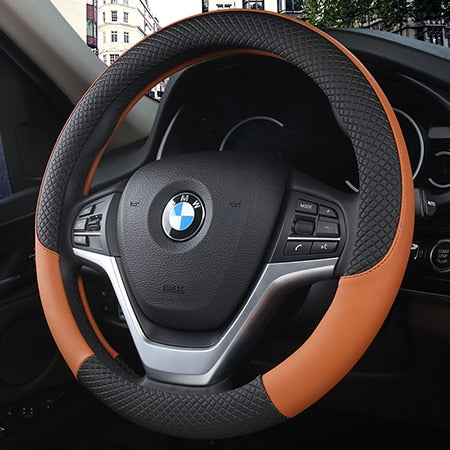 Universal Leather Car Steering Wheel Cover