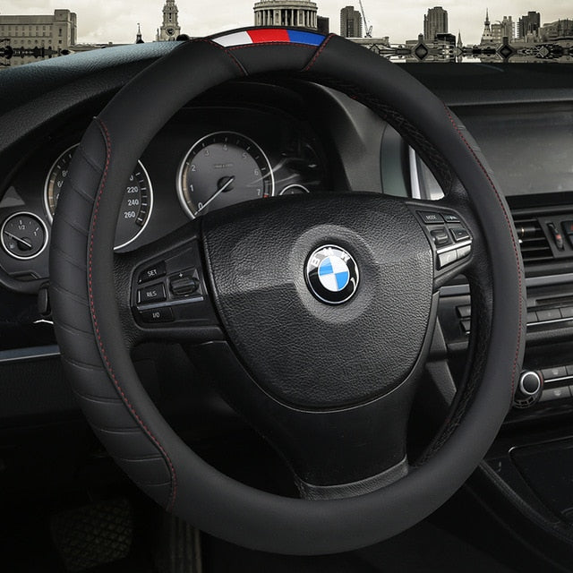 Universal Leather Car Steering Wheel Cover