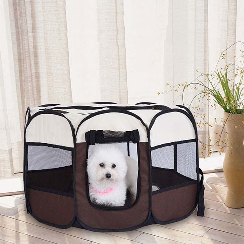 Outdoor Pet Foldable Exercise Playpen Tent