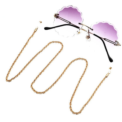 Minimalist Black Bead Chain For Sunglasses