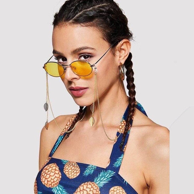 Minimalist Black Bead Chain For Sunglasses