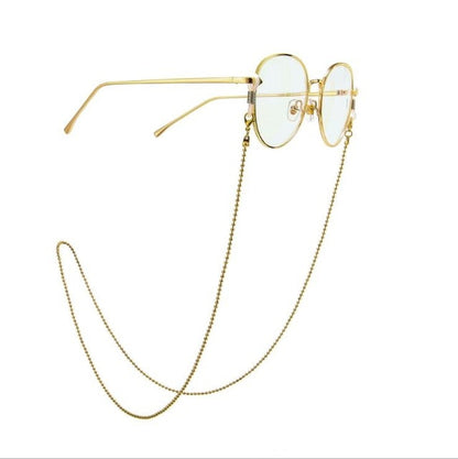 Minimalist Black Bead Chain For Sunglasses