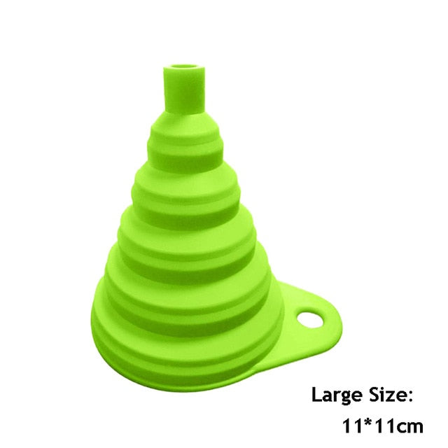 1pcs Mini Foldable Funnel Silicone