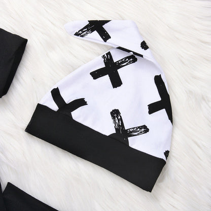 Handsome Just Like Dad Baby Boy 3Pcs Clothes Set