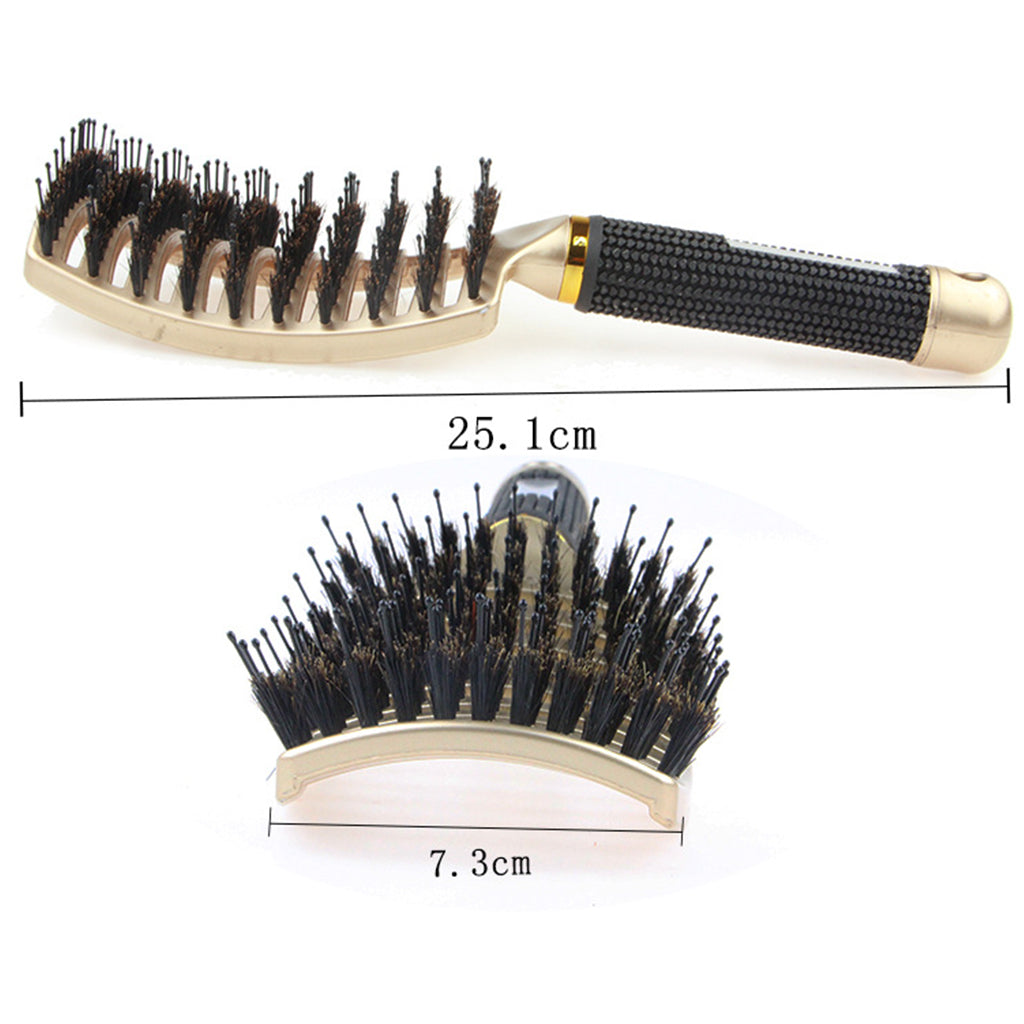 Bristle Nylon Hairbrush Scalp Massage