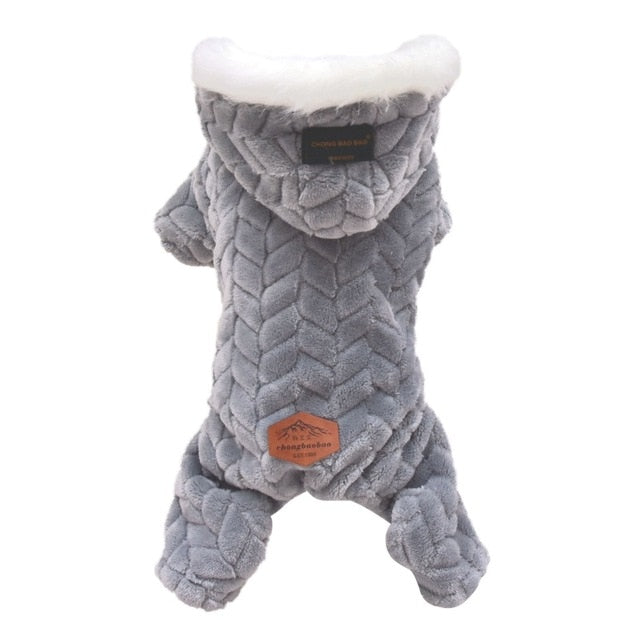 Winter Pet Dog Clothes Warm Jumpsuit