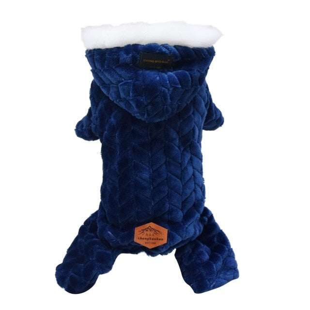 Winter Pet Dog Clothes Warm Jumpsuit