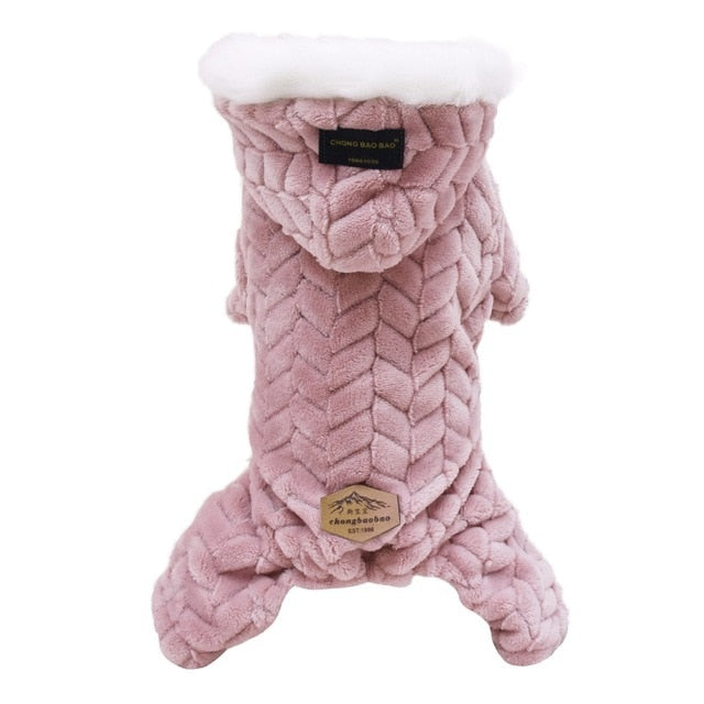 Winter Pet Dog Clothes Warm Jumpsuit