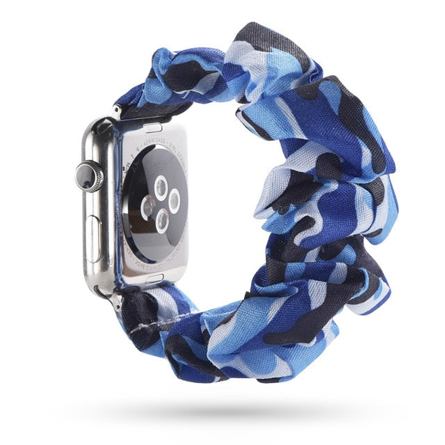 Cute Print Scrunchie Apple Watch Band