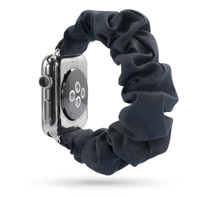 Cute Print Scrunchie Apple Watch Band