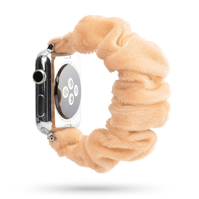 Cute Print Scrunchie Apple Watch Band