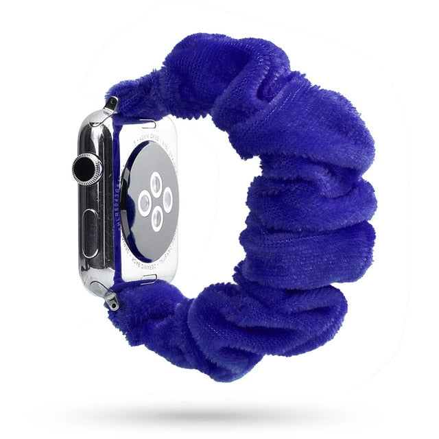 Cute Print Scrunchie Apple Watch Band