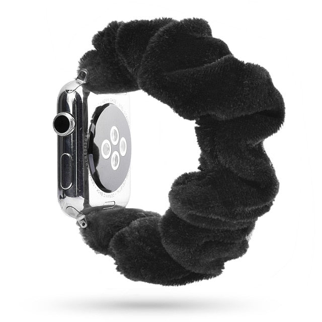 Cute Print Scrunchie Apple Watch Band