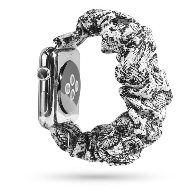 Cute Print Scrunchie Apple Watch Band