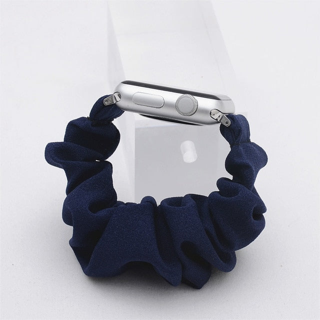 Cute Print Scrunchie Apple Watch Band