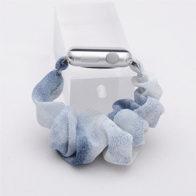 Cute Print Scrunchie Apple Watch Band